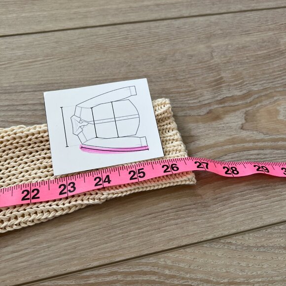 🪷CHIC by Jacob Knit Sweater Cream Black Long Sleeve Round Neck XS Fishermans - Picture 8 of 8